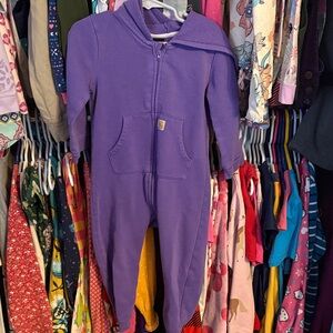 Carhartt Purple Kids One Piece Footie